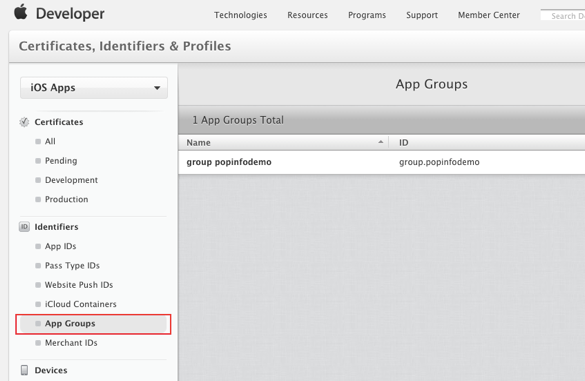 App Groups1